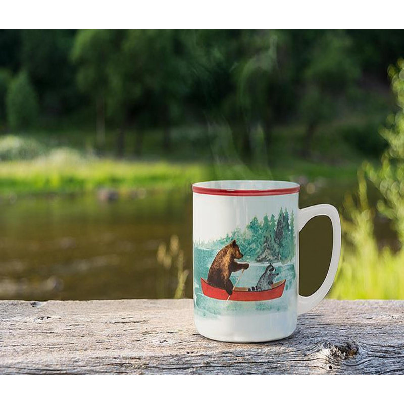 Animals In Canoes Mug
