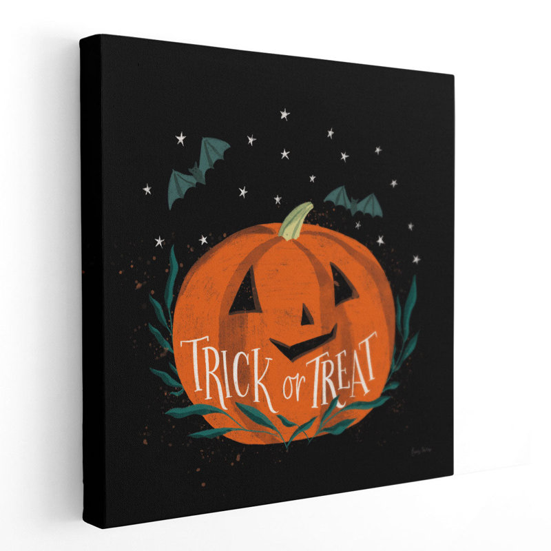 «Cute Halloween II», reproduction d'art sur toile, H 20 po x l 20 po
