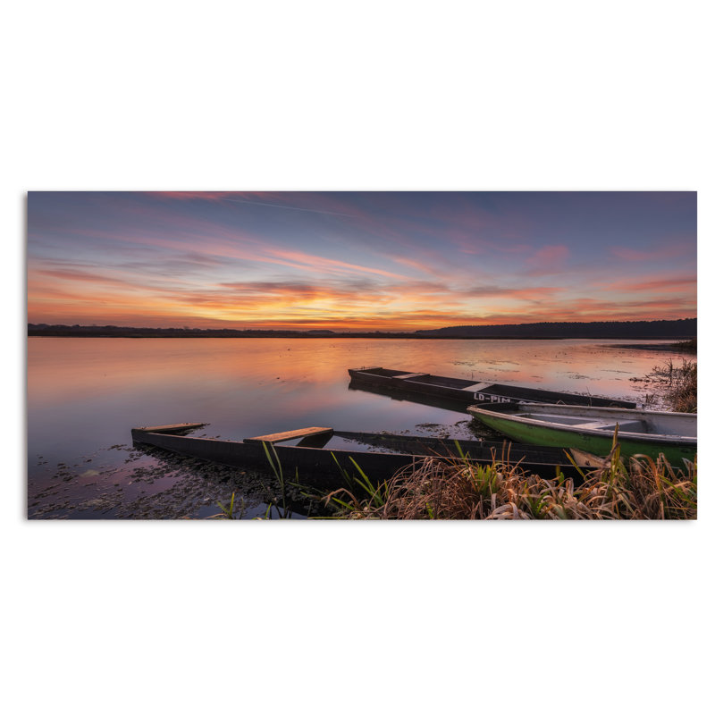 Sunrise Lake - Photographie sur toile, H 24 po x l 36 po x P 1 po, Toile tendue