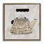 "Coffee & Tea Kettle", art mural sur toile flottant brun, design par Carol Robinson-1020736353-1020736355