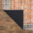  Washable Non-Slip Rug - Orange/Teal Blue Traditional Bordered Runner for Entryway, Hallway, Bathroom, and Kitchen-114442332