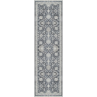 Tapis oriental bleu
