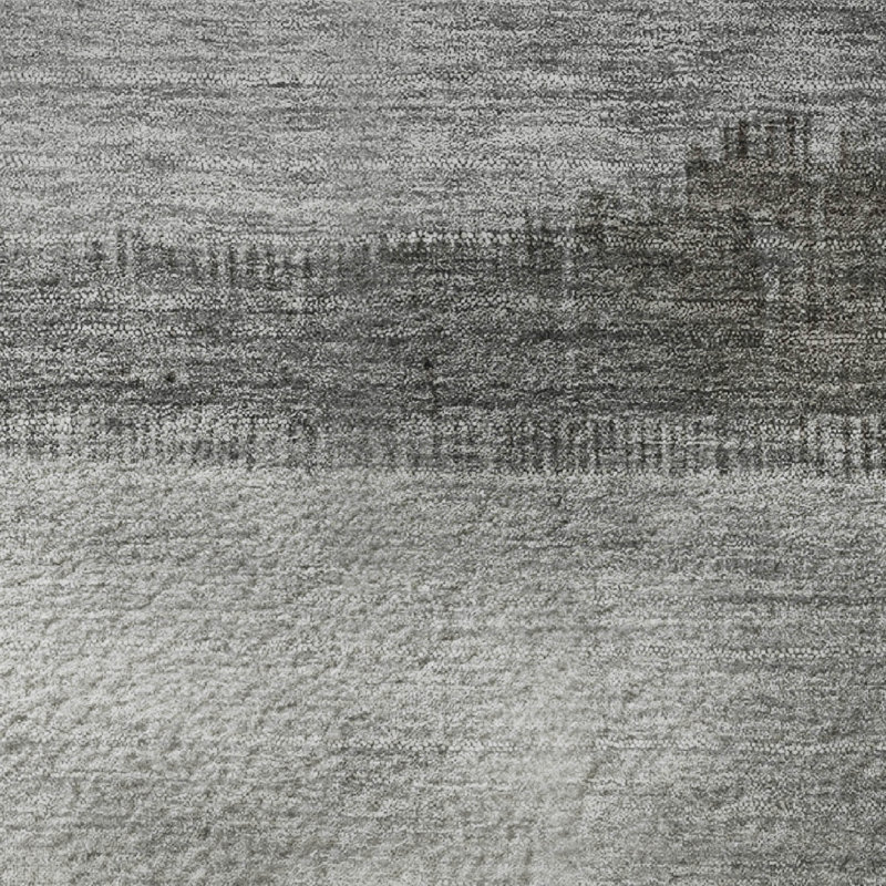 Premium Machine Washable Bennette AMF1883 Stripes Rug, Round 8'