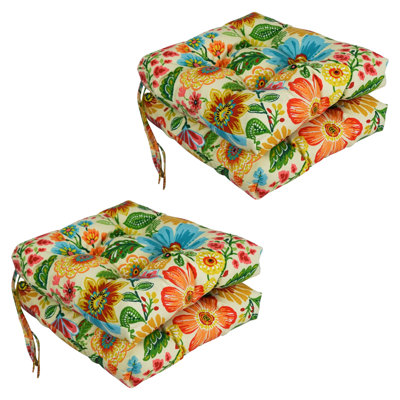 Winston Porter 4 - Piece Outdoor Seat Cushion by Winston Porter