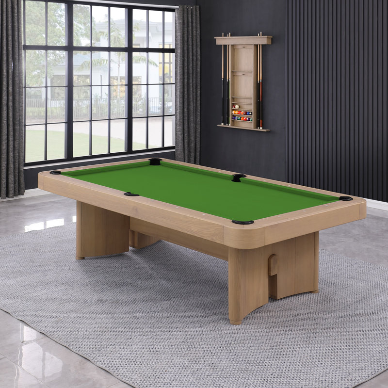 Table de billard en ardoise avec plateau de salle à manger Axis, 8 pi: H 30,91 po x l 103,03 po x P 59,02 po, Non, Vert pomme
