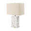 Lampe de bureau nacrée 23 po