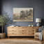 «Soft Neutral Woodland Landscape Artwork», photos de salon, impression sur toile encadrée-823012238-823012226