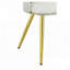 Chaise d'appoint en cuir