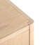 Armoire à 4 portes de style naturel avec pieds en pin massif, charnières lisses, bords arrondis, rangement pour petits espaces, poignées raffinées, fermeture silencieuse-58517655