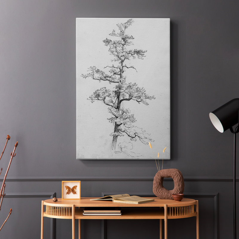 Imprimé floral rétro CCXV - galerie Cavas, H 48 po x l 32 po