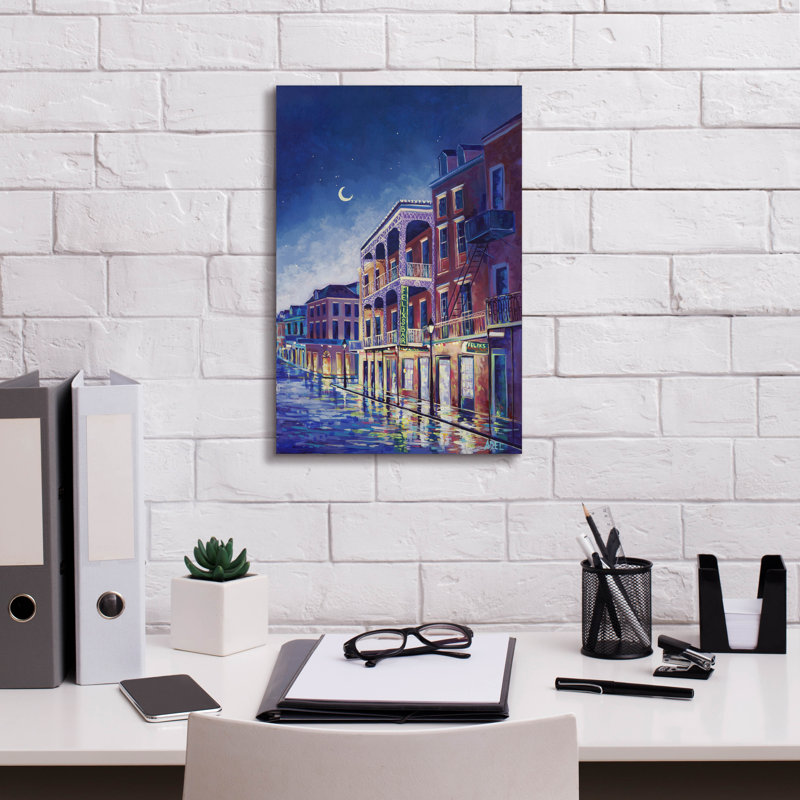  «Felix's New Orleans Oysters» par ADEL, art mural sur toile, 12 po x 18 po, H 18 po x l 12 po