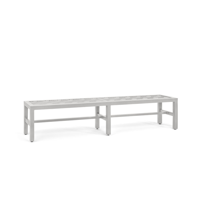 Banc de pique-nique en aluminium, Coastal Mist