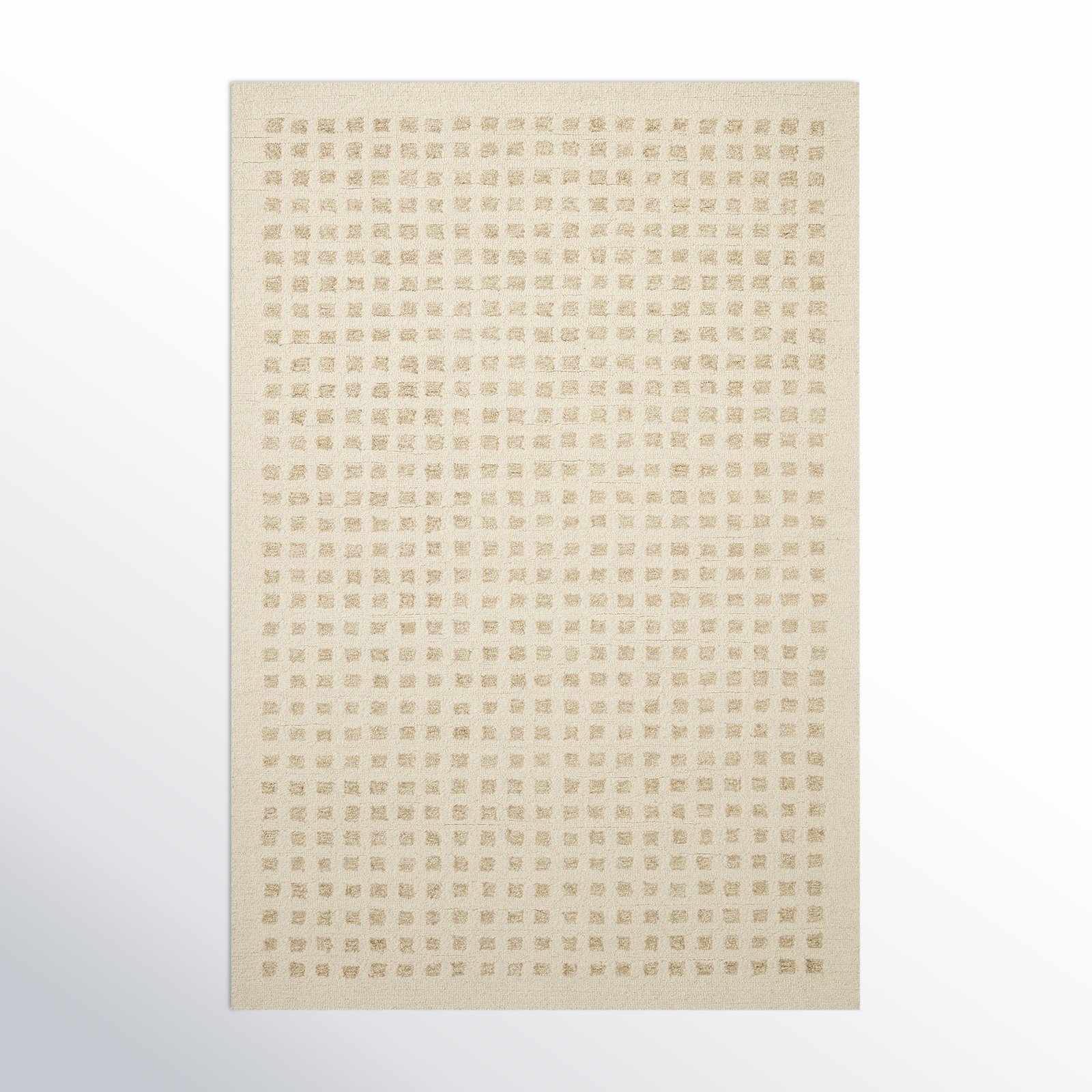 Chris Loves Julia x Loloi Polly Handmade Ivory/Natural Rug, Rectangle 8'6" x 11'6"