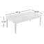Whitman Metal Coffee Table-659137480