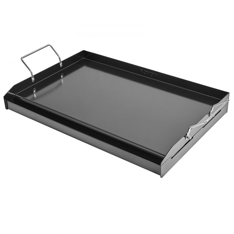 Flat Top Griddle Carbon Steel Universal BBQ Grill Pan Cookware, 24" x 14"