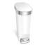 Simplehuman 10.6 Gallon Slim Kitchen Step Trash Can with Liner Rim-87818402