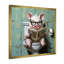 Keiaira, cochon de toilette lisant le journal III - cochon, art mural-1214519102-1188828024-1214519078