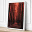 Forest Path in Amber Scandinavian - Wrapped Canvas-1899866785-1899866792
