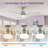 52" 3-Blade LED Smart Ceiling Fan-151064217-151064218