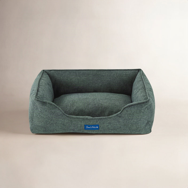 Julius Pet Bed, Small (24" W x 18.9" D x 7.09" H), Green