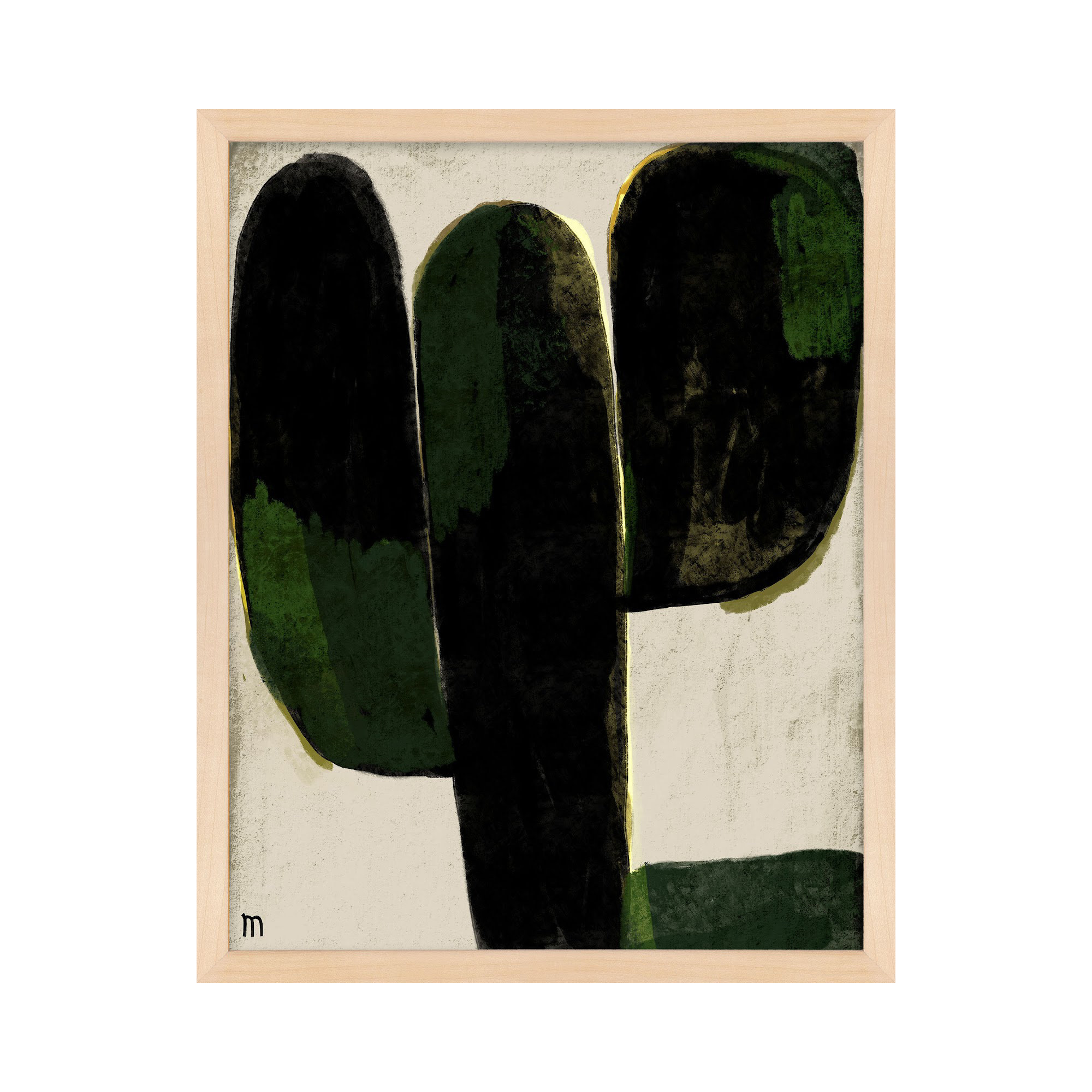 Succulent #1 by StudioM, Brown, 20" H x 16" W x 1.25" D