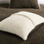 Édredon simple en chenille de tricot gaufré de taille simple, comprend et 2 taies décoratives, rembourré, réversible, lavable à la machine, couleur brune et collection de taies décoratives, 100% lavable-119106405