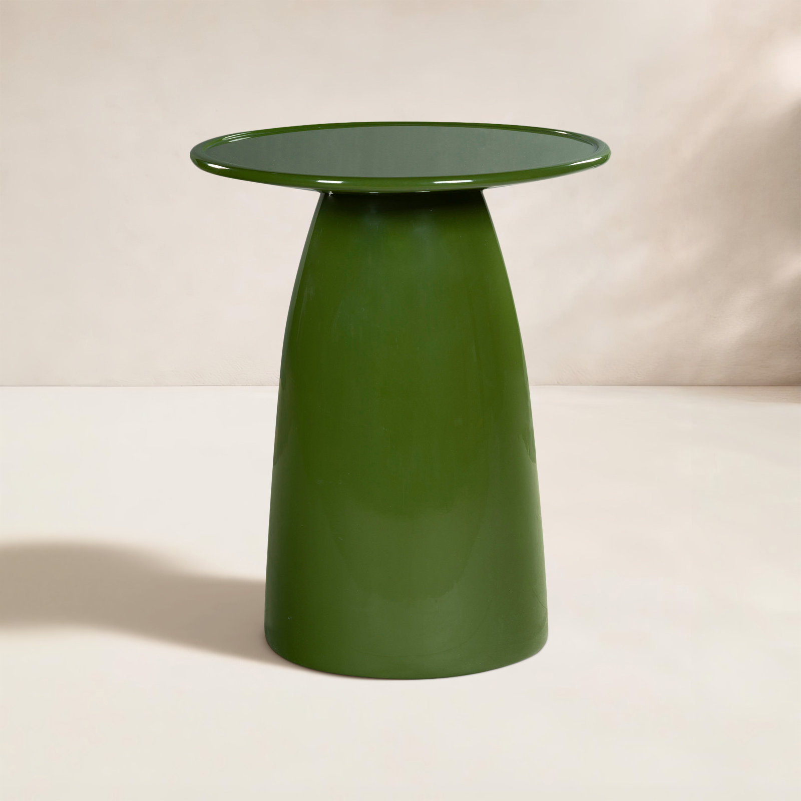 18" End Table, Olive Green