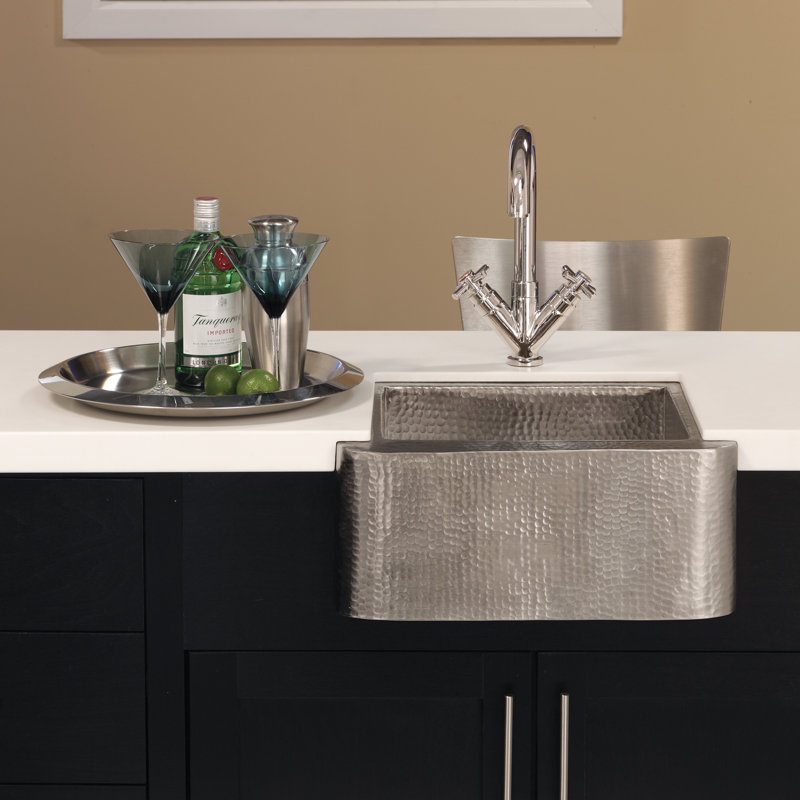 Cabana 18" L x 16" W Bar Sink, Brushed Nickel