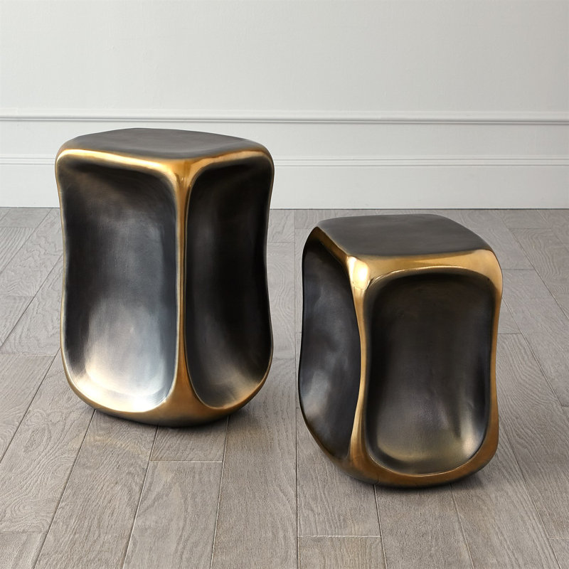 Formation Accent Table-Black/Gold-Lg