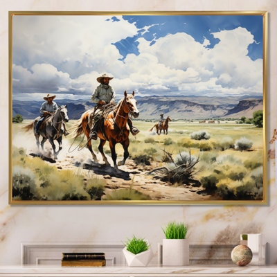 Keighan Cowboy Ranch Life - Cowboys Large, art mural