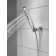 Tetra H2Okinetic Wall Mount Handheld Shower Head, 4-Setting Hand Shower, Hand Held Shower with Hose