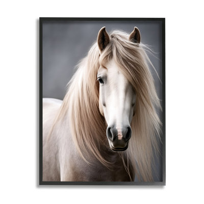 «Silky Haired Horse» par Ray Powers, impression sur toile