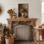 Floral rustique d'automne avec citrouilles-2041266936