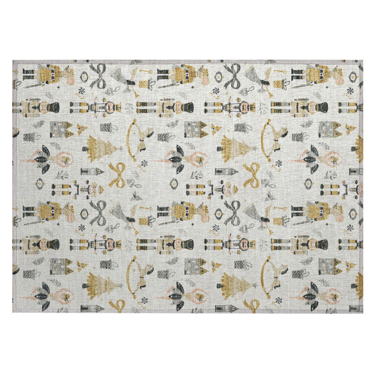 Xhevrie Machine Woven Area Rug