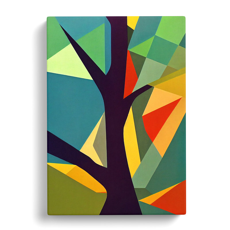 Tree Abstract Block Vol.6 - Wrapped Canvas, 76cm H x 50cm W x 3cm D