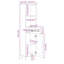 Solid Wood Freestanding Bathroom Cabinet