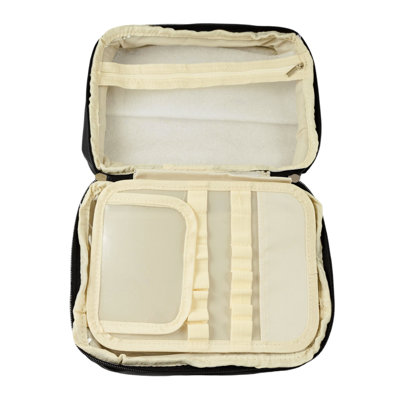 PU Leather；Polyester；PVC；Nylon Zipper Makeup Organiser