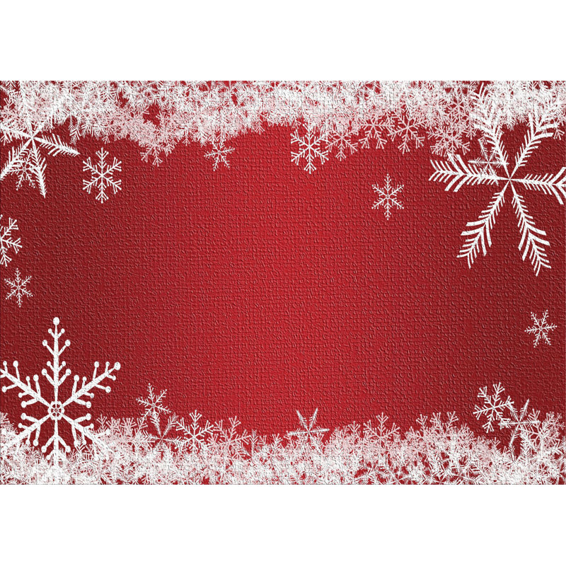 Tapis rouge Christmas, Rectangle 2 pi x 4 pi