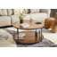 Table basse ronde à deux couches-306592282