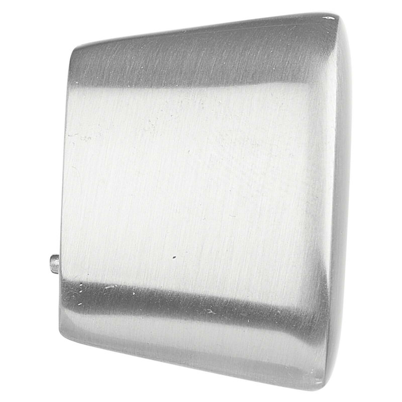 Plastic, Wood And Metal Handles & Knobs Metal Manhantan Silver Knob X10