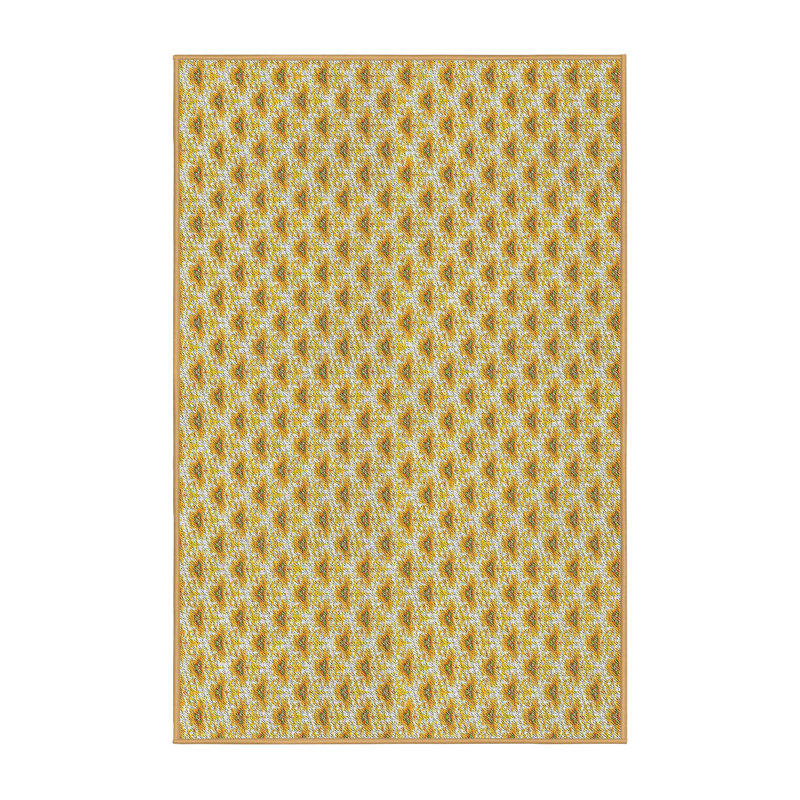 Tapis jaune Power Loom, Tapis de couloir 2 pi x 5 pi