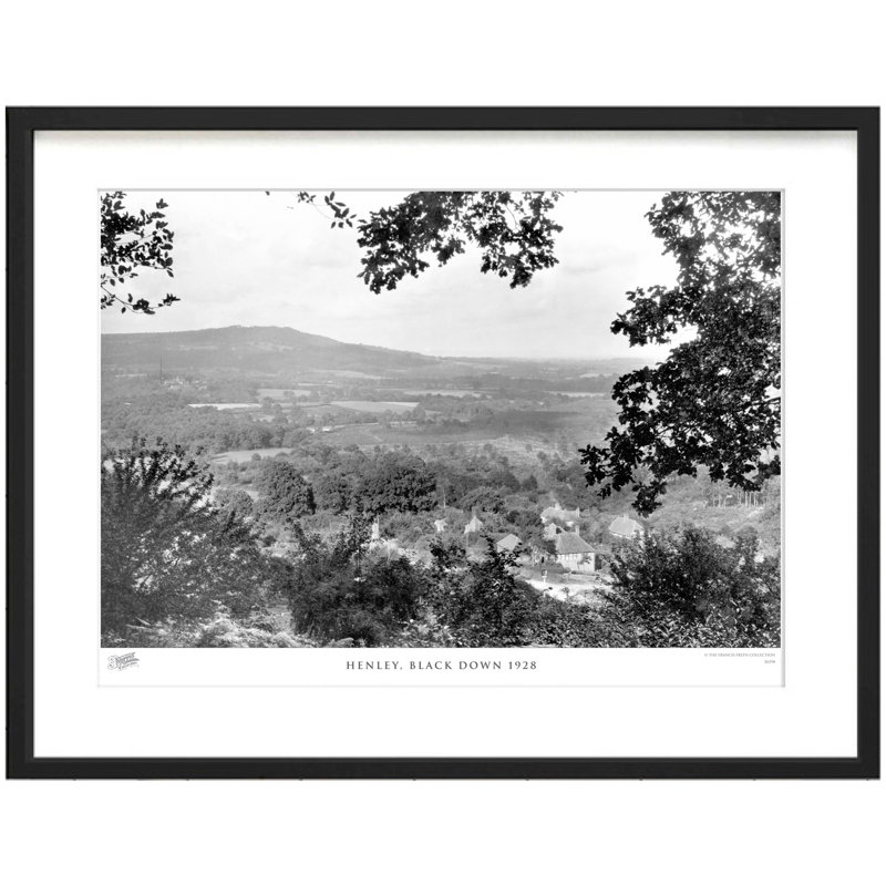 Henley, Black Down 1928 by Francis Frith - Single Picture Frame Print, 28cm H x 36cm W x 2.3cm D