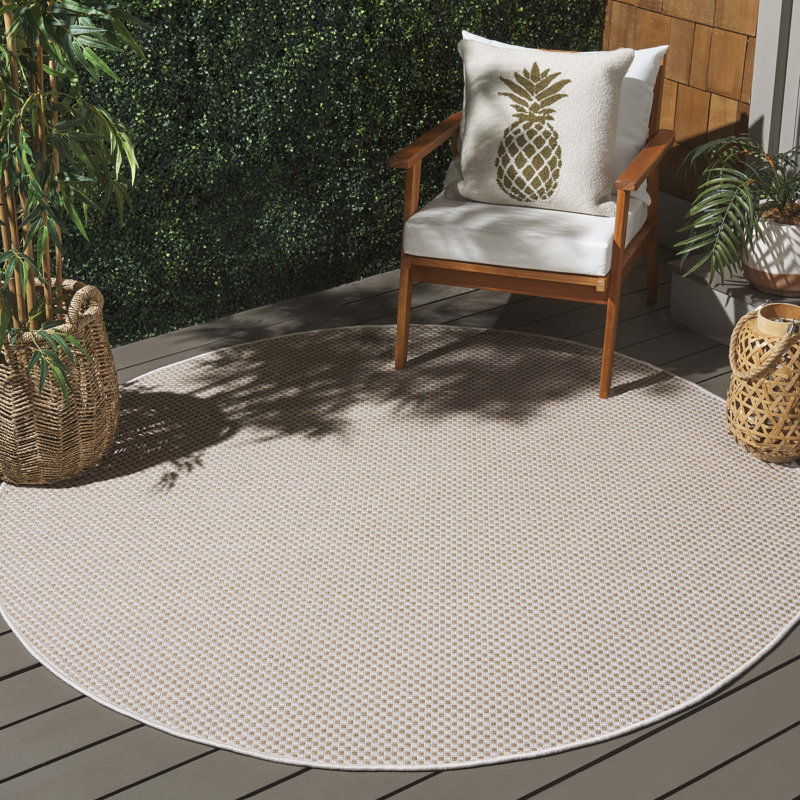 Tapis d'intérieur / extérieur Sisal, Rond 6 pi 7 po