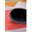 Tapis décoratif jaune, beige, rouge, noir et géométrique-410113212