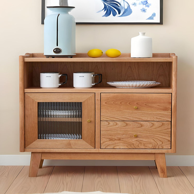 Buffet de rangement simple et multifonctionnel, Light Brown