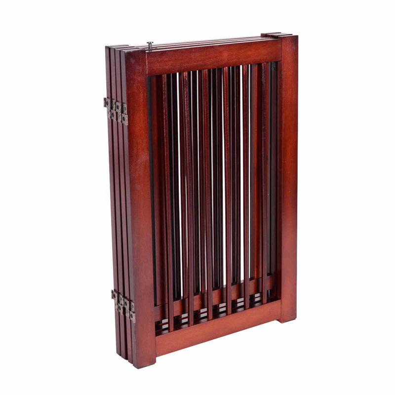 Kari Wood Free Standing Pet Gate
