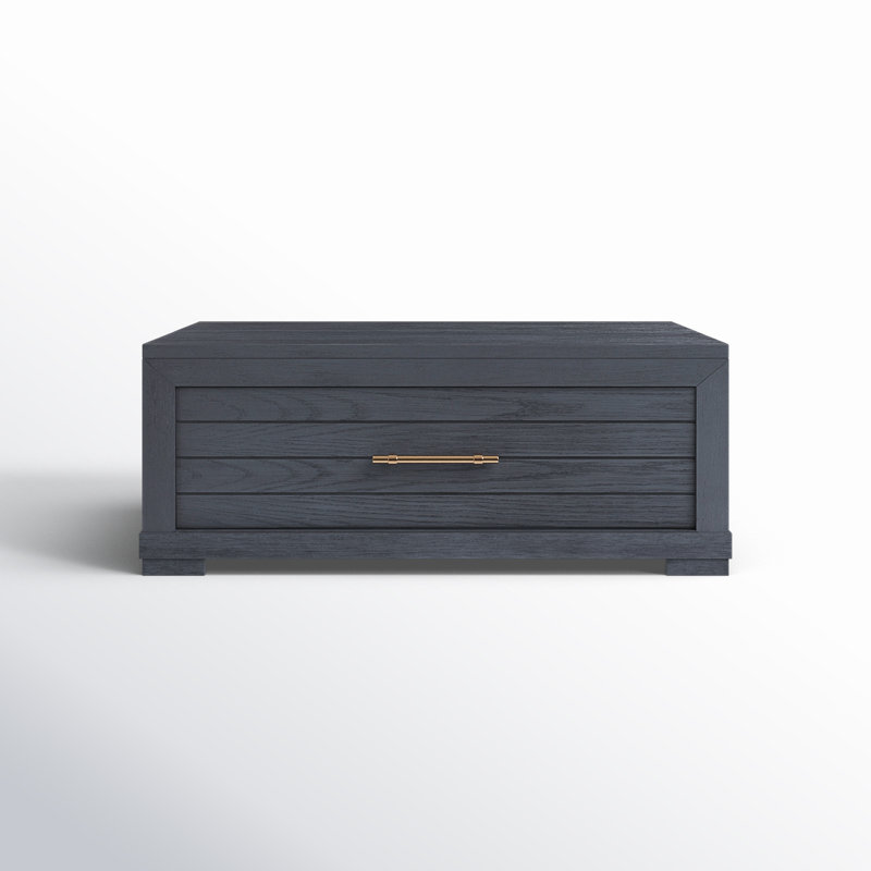 Appleton Coffee Table with Storage, Charred Oak