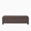 Banc de rangement en osier PE