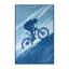 Tapis bleu doux et moelleux en velours de montagne Edens-864610863