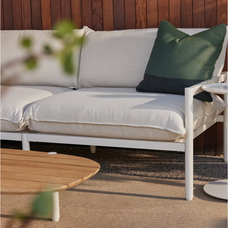 Terra Outdoor 6 - Seat Patio Sectional, Putty